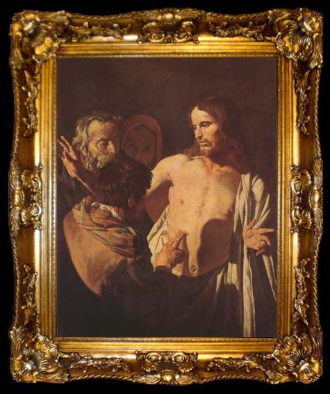 framed  Gerrit van Honthorst The Incredulithy of St Thomas (mk08), ta009-2